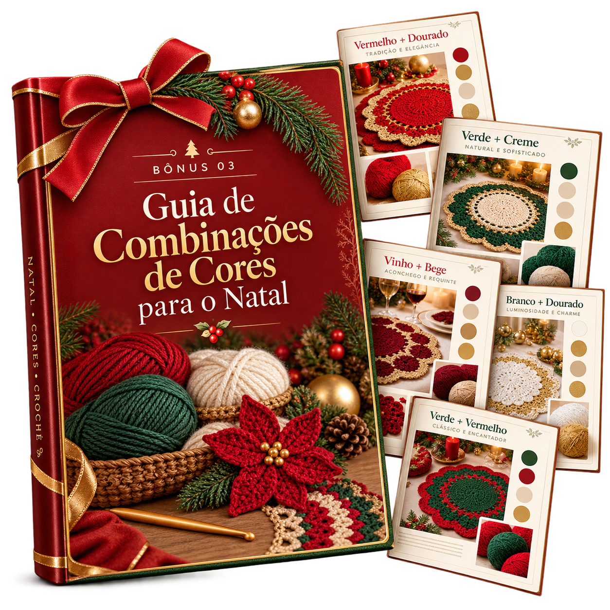Guia de Combinações de Cores para o Natal